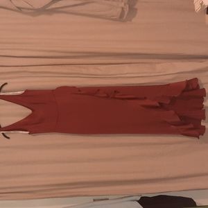 Cinnamon, David's bridal bridesmaid dress, size 6